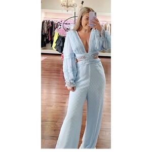 Rose velvet Boutique Jumpsuit Plus 1x,NWT‎ Easter, Mother Day, Sexy Pretty